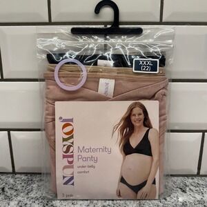 Joyspun XXXL 22 Maternity Panty Women Multi NEW 3 Pack Under-the-Bump Wrap Front